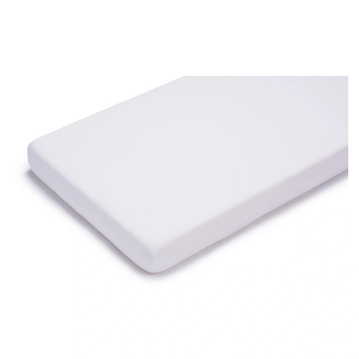 Cearceafuri pentru patut - Cearceaf cu eleastic, Petite&Mars, Soft Dream, Din Jersey, 120x60 cm, Alb