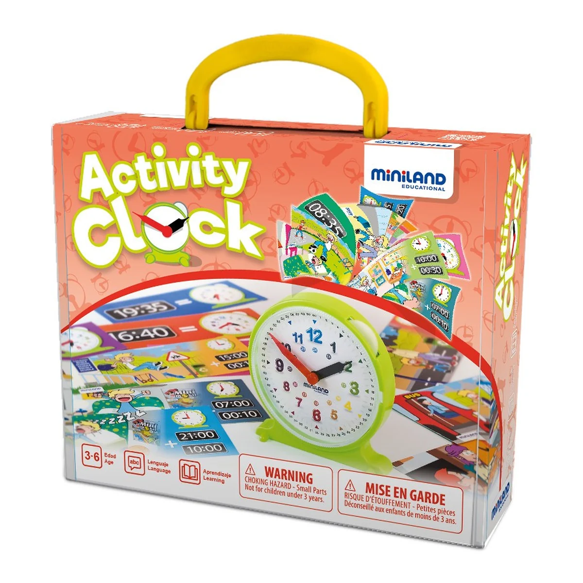 Litere, limbaj, cifre - Ceas educativ cu activitati - Miniland