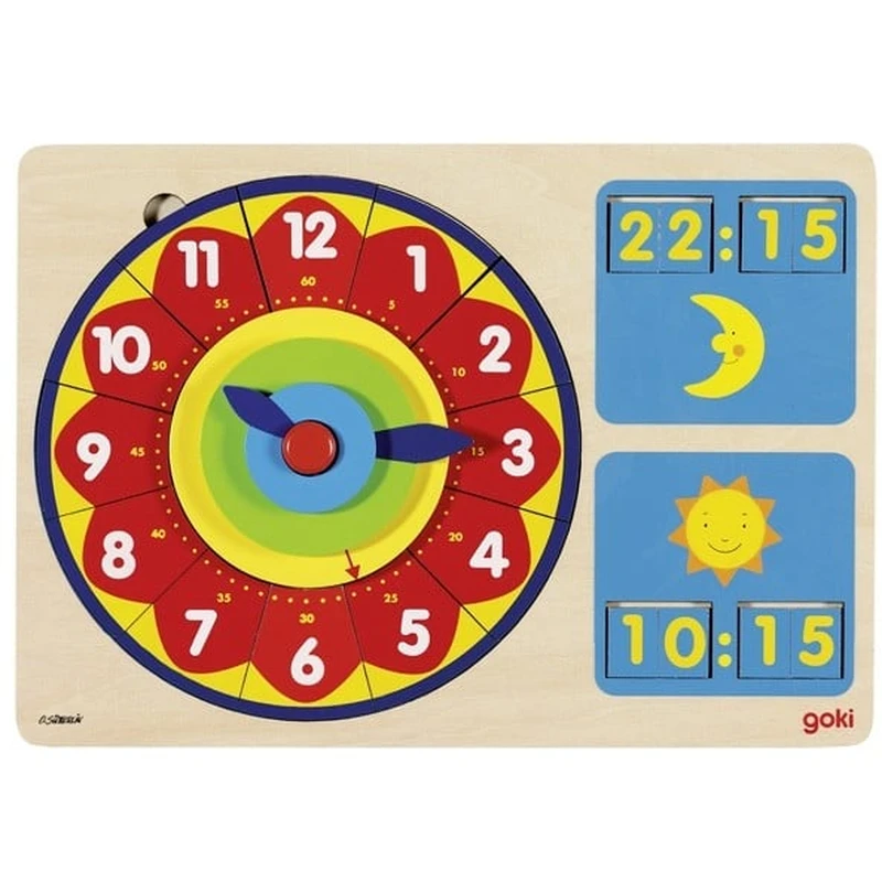 Jocuri si creativitate - Ceas puzzle Analog-Digital