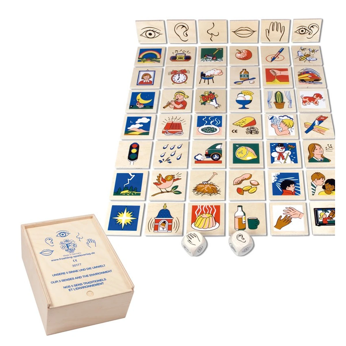 Jucarii educative - Cele 5 simturi si mediul Beleduc