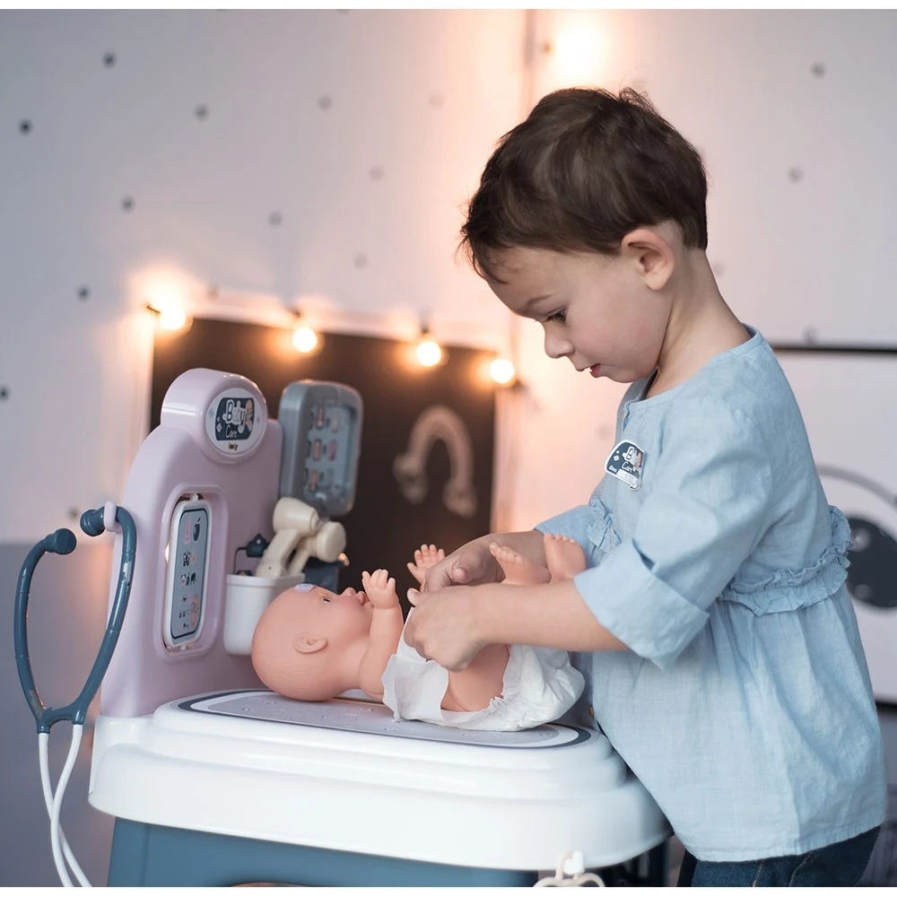 Centru de ingrijire pentru papusi Smoby Baby Care Center cu papusa si accesorii [21]
