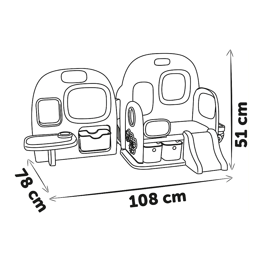 Centru de ingrijire pentru papusi Smoby Baby Care Childcare Center albastru roz cu accesorii [2]