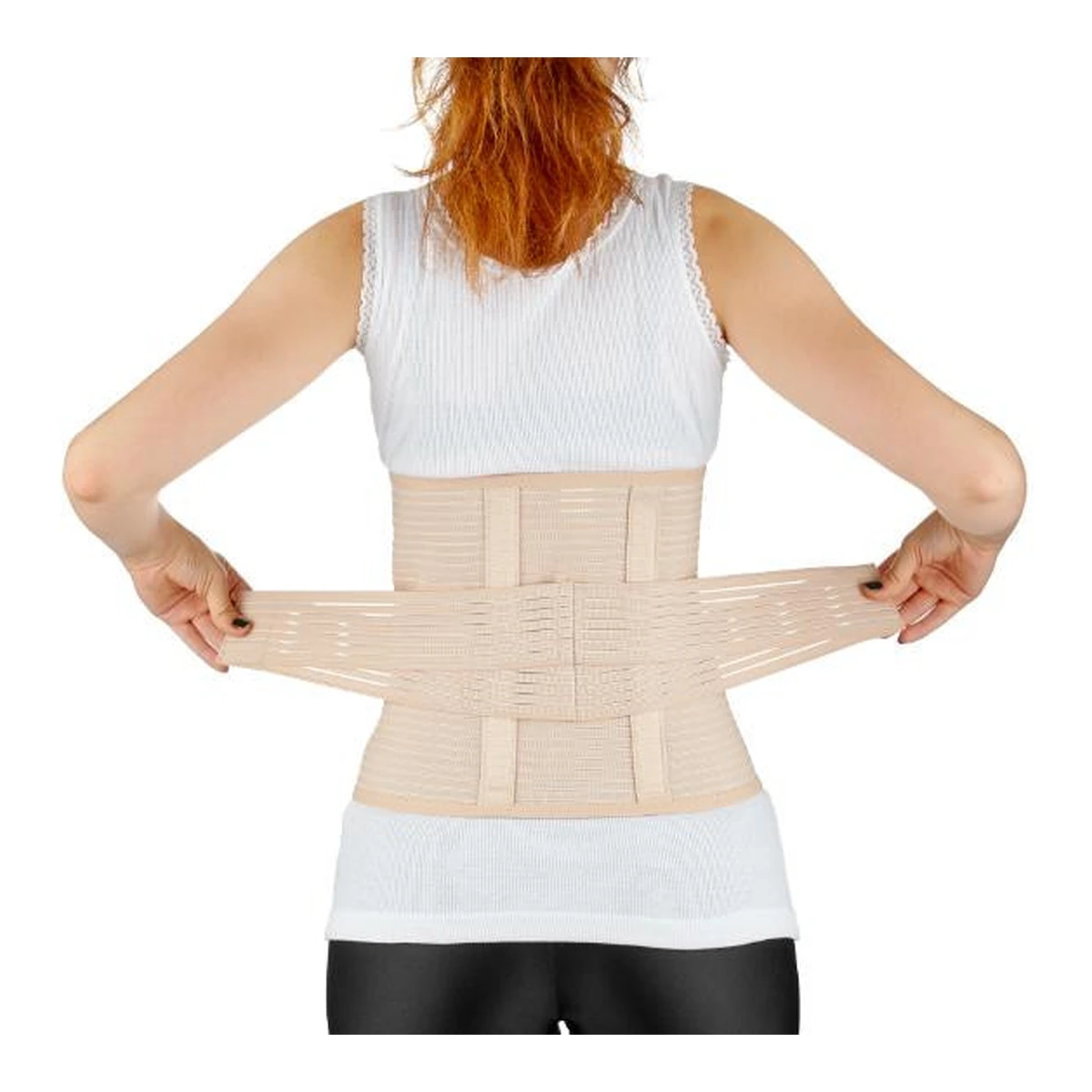 Centuri postnatale - Centura abdominala post-natala reglabila Crem BabyJem Postpartum