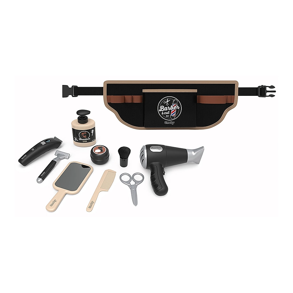 Centura frizer Smoby Barber and Cut negru cu accesorii [1]