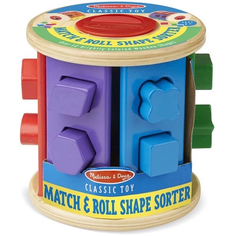 Jucarii bebelusi - Cilindru sortator de forme Melissa and Doug