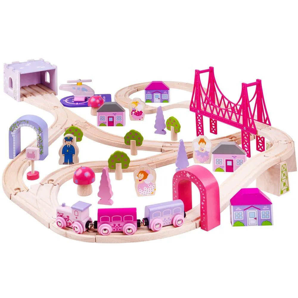 Trenulete si accesorii - Circuit - Oraselul zanelor (75 piese)