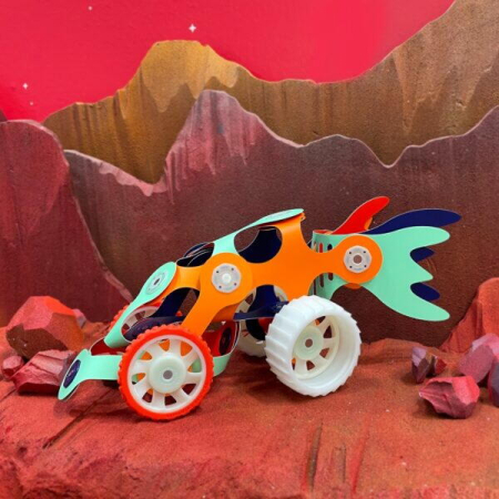 Clixo® joc magnetic de construit - Vehicule spatiale ( 30 piese) [4]