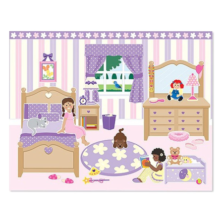 Colectia de abtibilduri reutilizabile Casa mea Melissa and Doug [1]