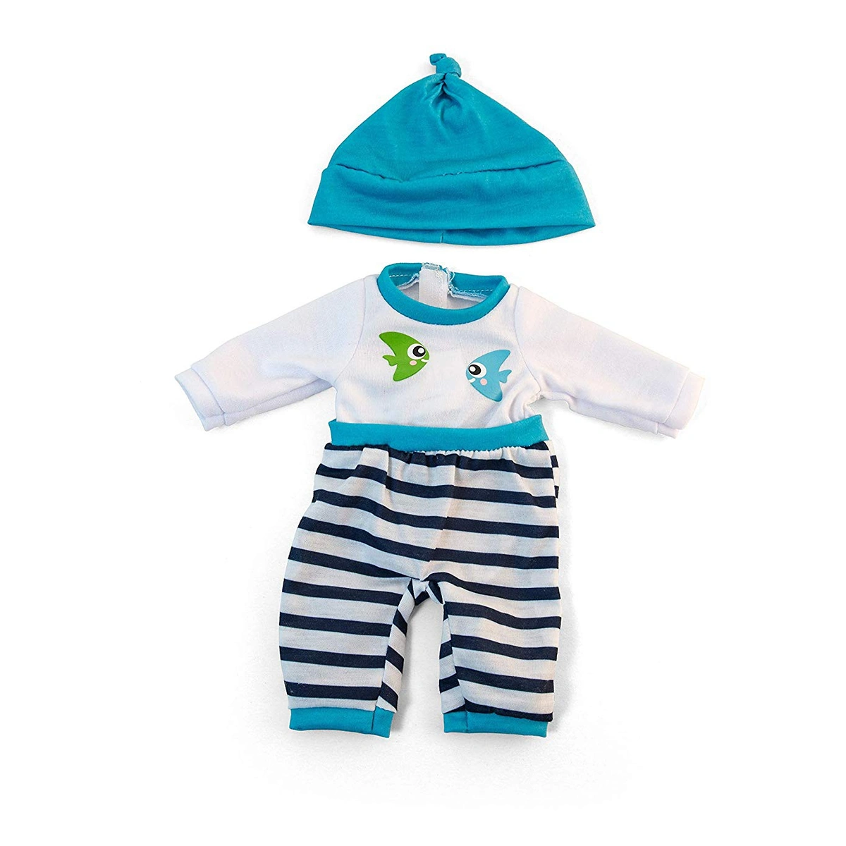 Hainute si accesorii pentru papusi - Compleu Albastru Papusi 32 Cm Miniland