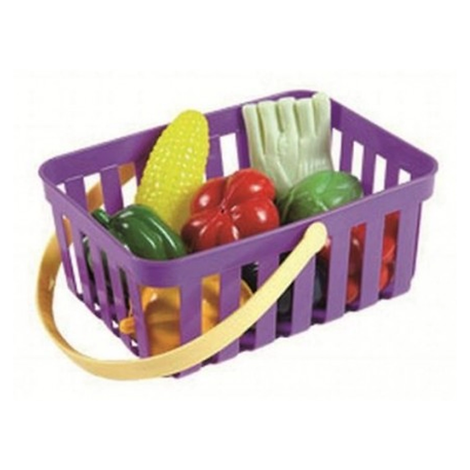 Fructe, legume, alimente - Cos cu 10 legume Androni Giocattoli