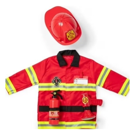 Costume carnaval copii - Costum carnaval copii Pompier Sef Melissa and Doug 7 ani