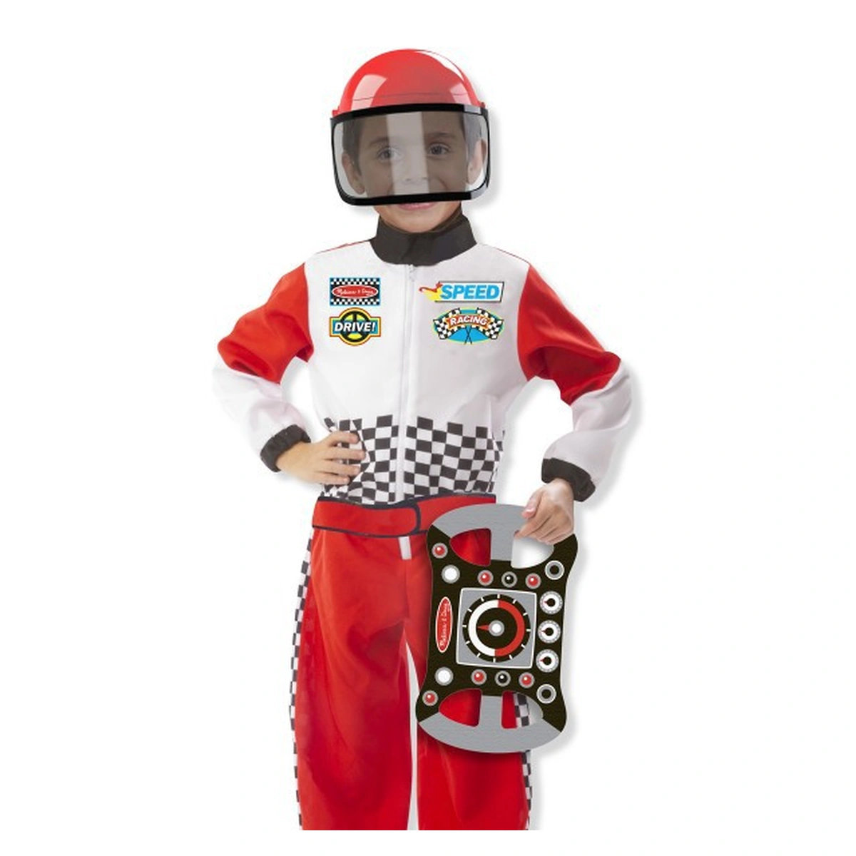 Costume carnaval copii - Costum de carnaval Pilot de curse Melissa and Doug