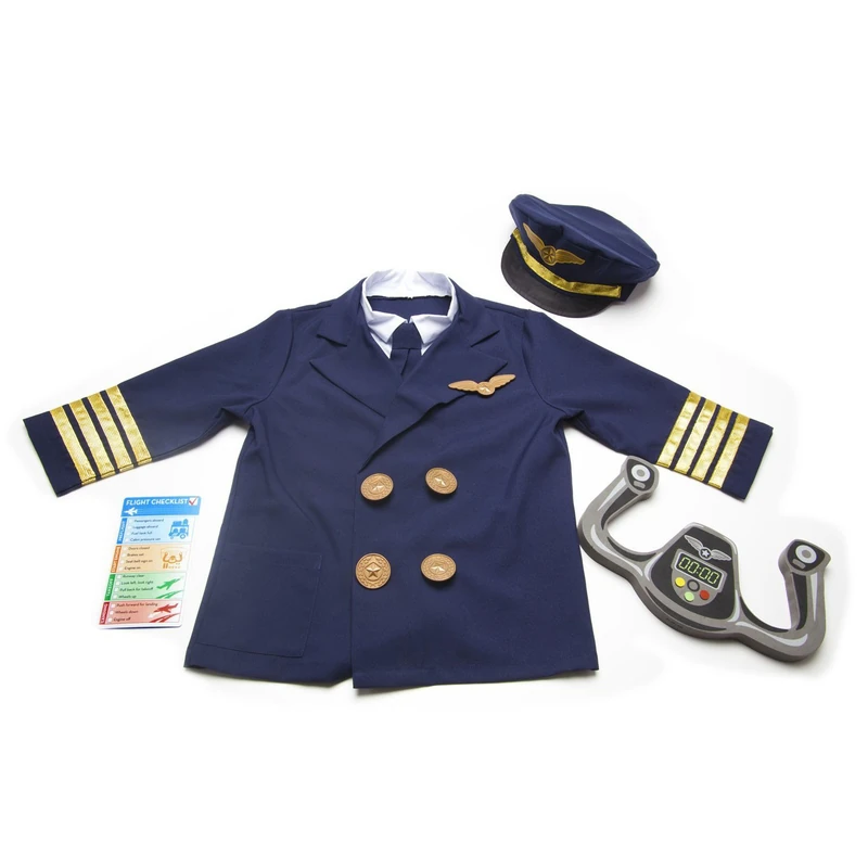 Costume carnaval copii - Costum Pilot de Avion Melissa and Doug