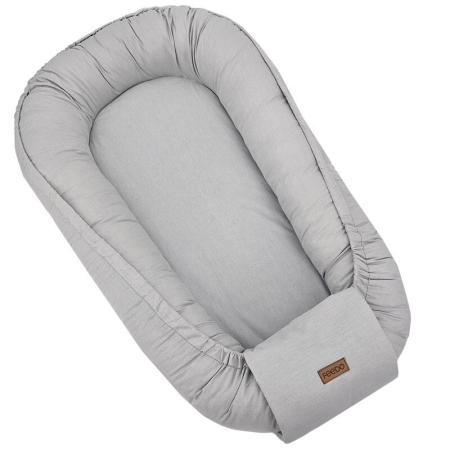Baby nest - Cosulet bebelus, Feedo, Pentru dormit, joaca, protectie in patut, Baby Nest 90x60 cm, Din bumbac 100%, Design elegant,