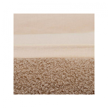 Cosulet bebelus, New Baby, Baby Nest, 80x50 cm, bumbac 100%, Tesatura teddy, Dark Beige [5]