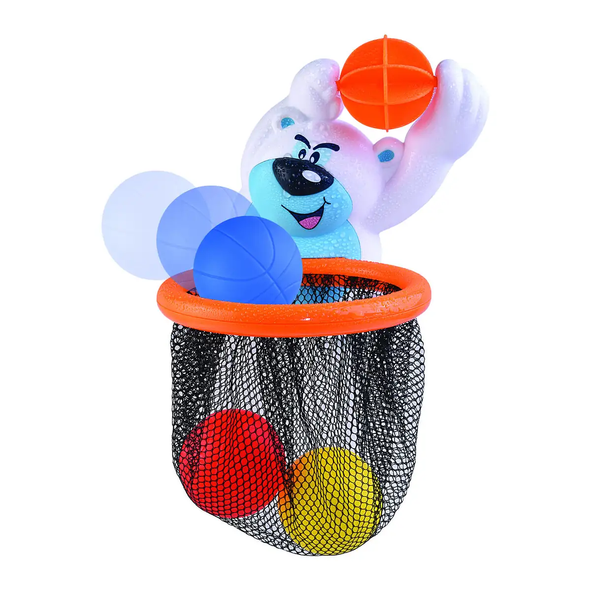 Jucarii pentru baie - Cosulet de baschet - Ursulet polar