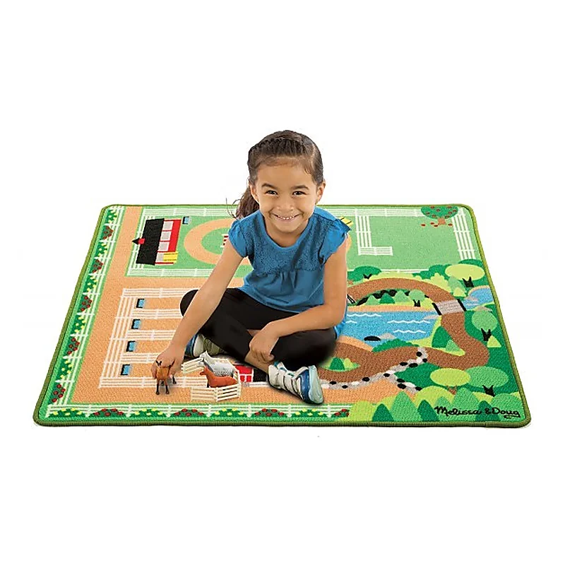 Covor de joaca Ferma calutilor - Melissa and Doug [1]