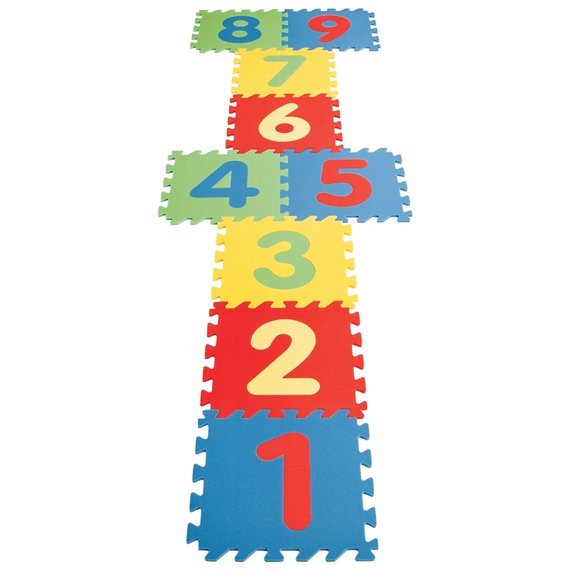 Covorase de joaca - Covor puzzle cu cifre pentru copii Pilsan Educational