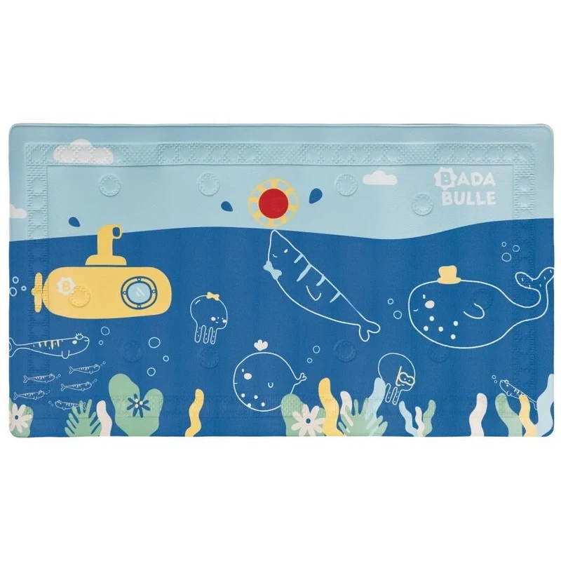 Accesorii pentru baita - Covoras antiderapant pentru cada cu senzor de temperatura Badabulle