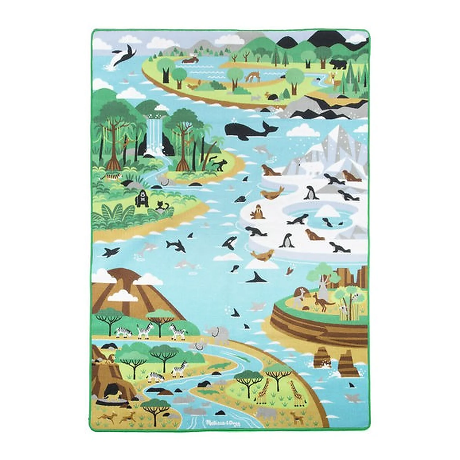 Covoras cu activitati Habitatele Animalelor Melissa and Doug [0]