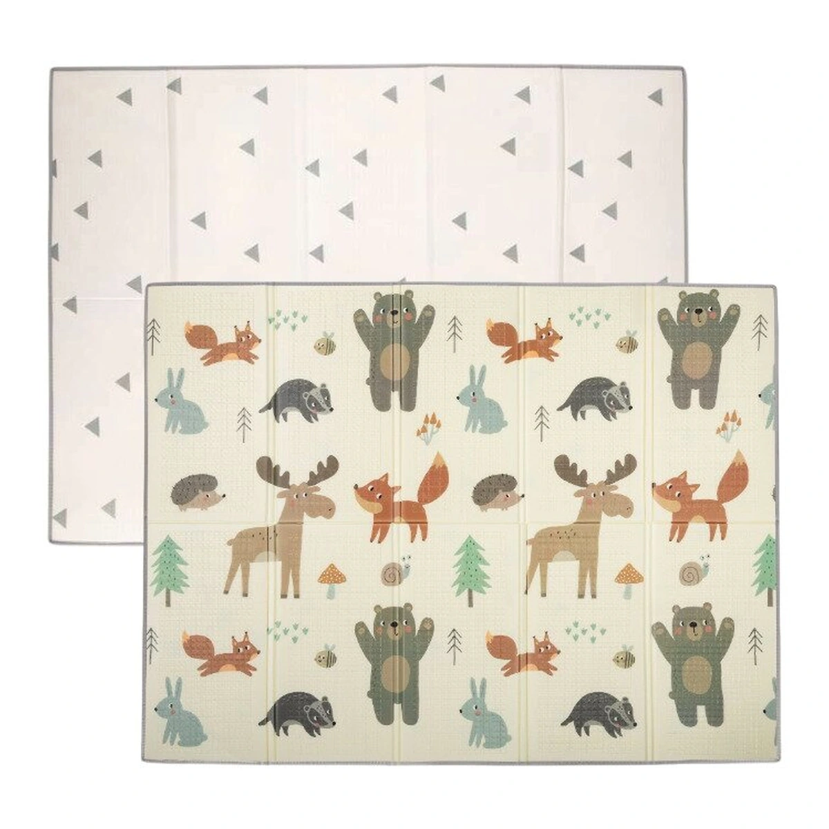 Saltelute si centre de activitati - Covoras de joaca, FreeON, Magic Friends, Cu doua fete, Pliabil, 200 x 150 cm, Multicolor