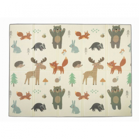 Covoras de joaca, FreeON, Magic Friends, Cu doua fete, Pliabil, 200 x 150 cm, Multicolor [3]