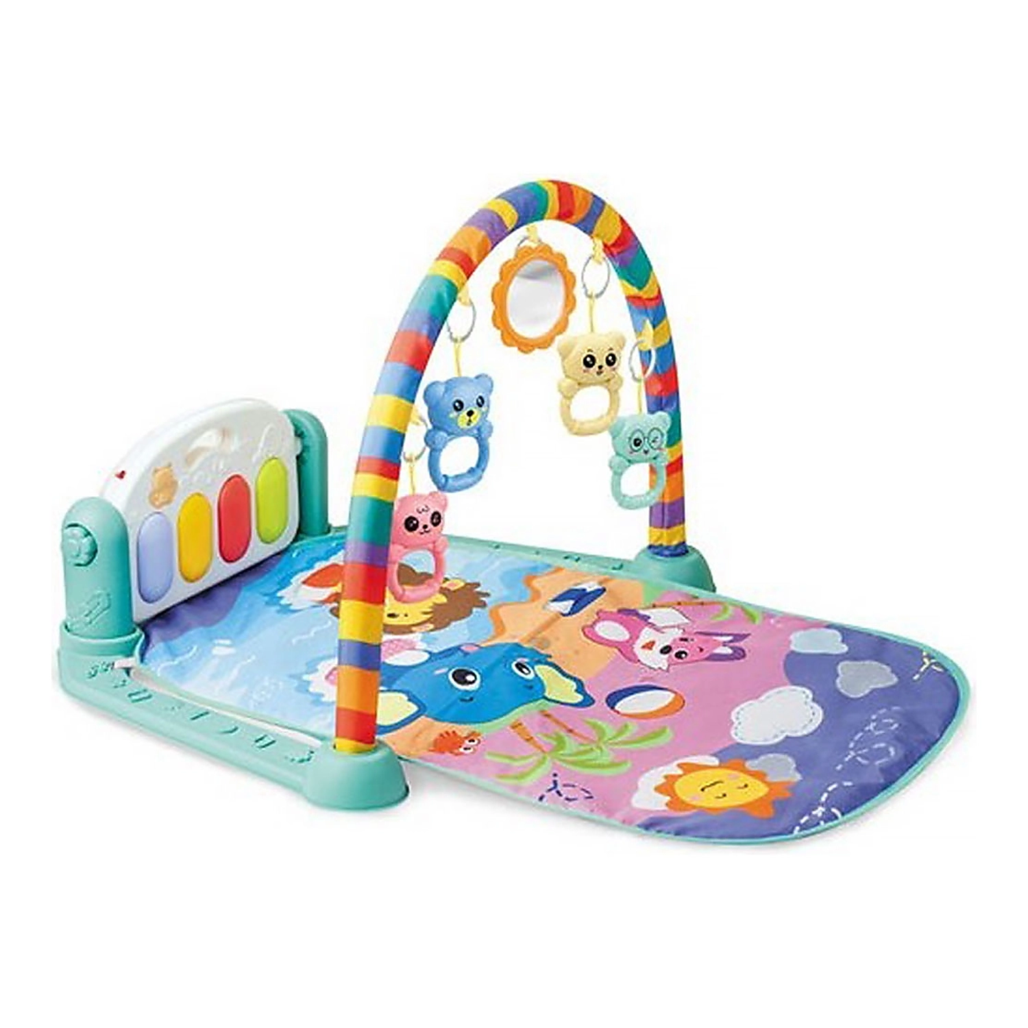 Saltelute si centre de activitati - Covoras de joaca muzical Chipolino Play time