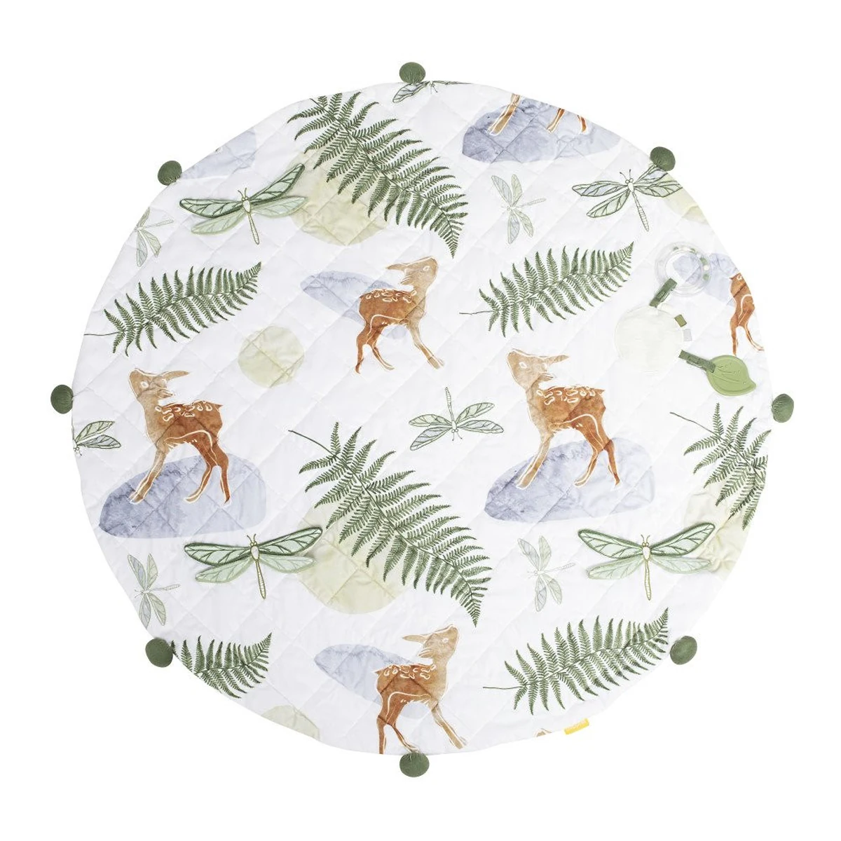 Saltelute si centre de activitati - Covoras senzorial si educational bebelusi Skiddou Doee, 105 cm