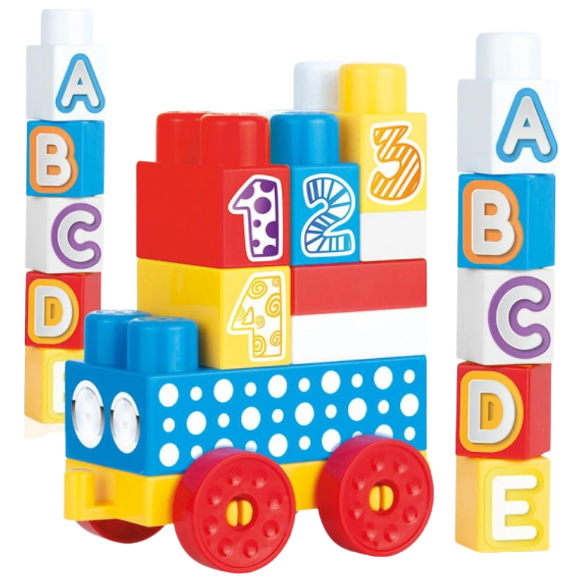 Jucarii - Cuburi de construit din plastic - 25 piese DOLU 1 an+