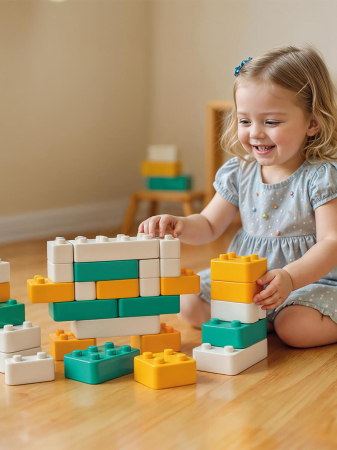 Jucarii - Cuburi gigant - Pastel (48 piese)