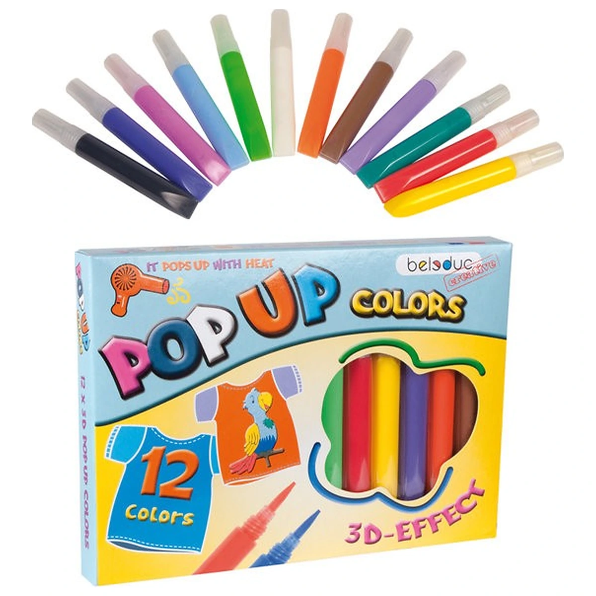 Desen, pictura si modelare - Culori cu efect 3D Beleduc