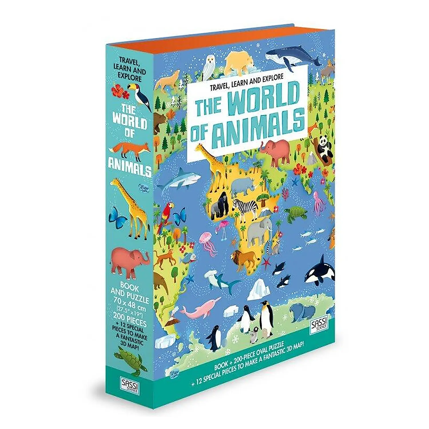 Puzzle-uri si incastre - Cunoaste si exploreaza - Lumea animalelor