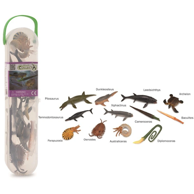 Jucarii - Cutie cu 12 minifigurine Animale marine preistorice