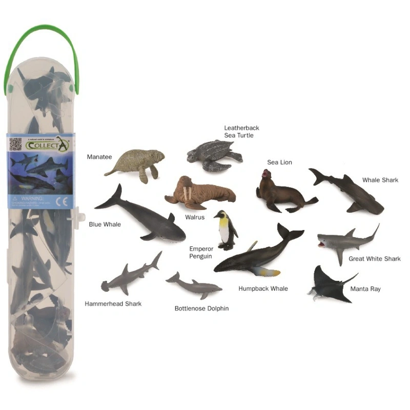 Jucarii - Cutie cu 12 minifigurine Animale marine Set 1