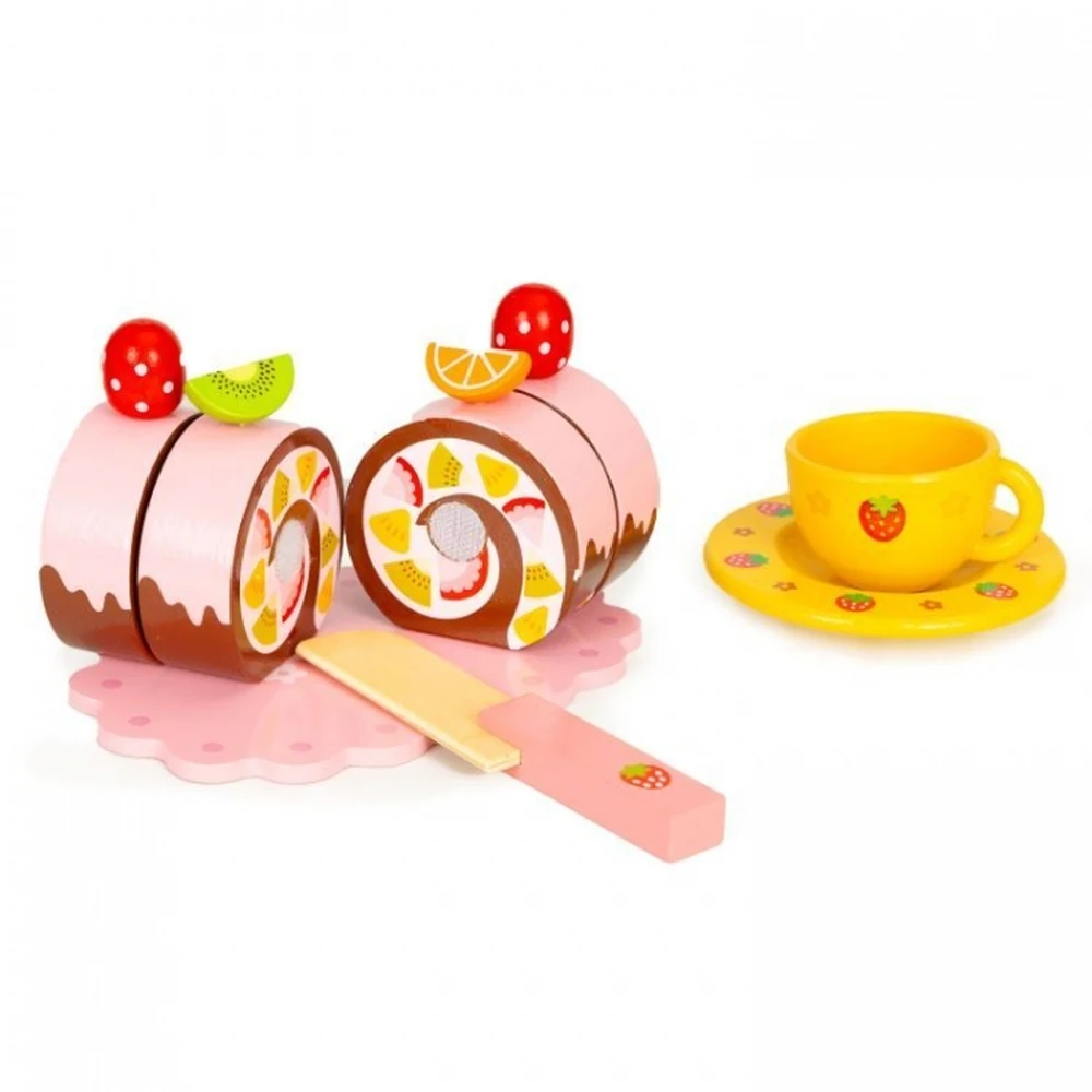 Cutie cu dulciuri si accesorii din lemn, 29 elemente, Ecotoys [2]