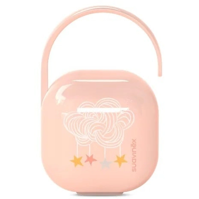 Suzete si lanturi - Cutie pentru suzetă piersică Dreams