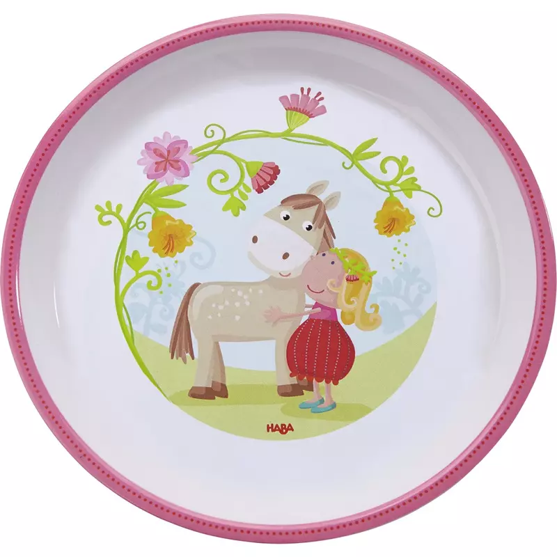Farfurii si boluri - Farfurie bebelusi Vicki & Pirli - roz