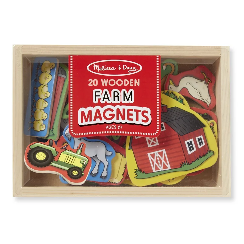 Jucarii din lemn - Ferma cu magneti - Melissa and Doug