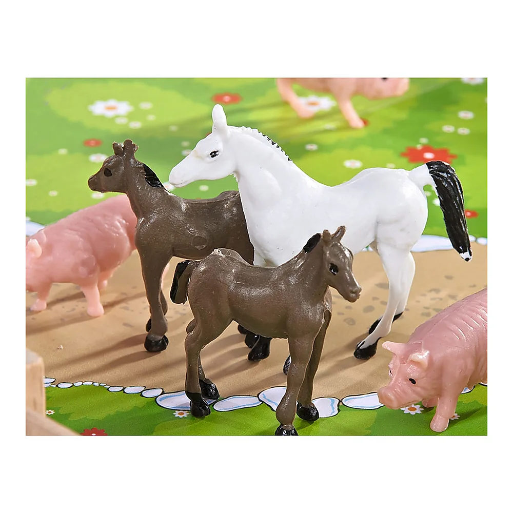 Ferma din lemn Eichhorn 39x36x14 cm cu accesorii [1]