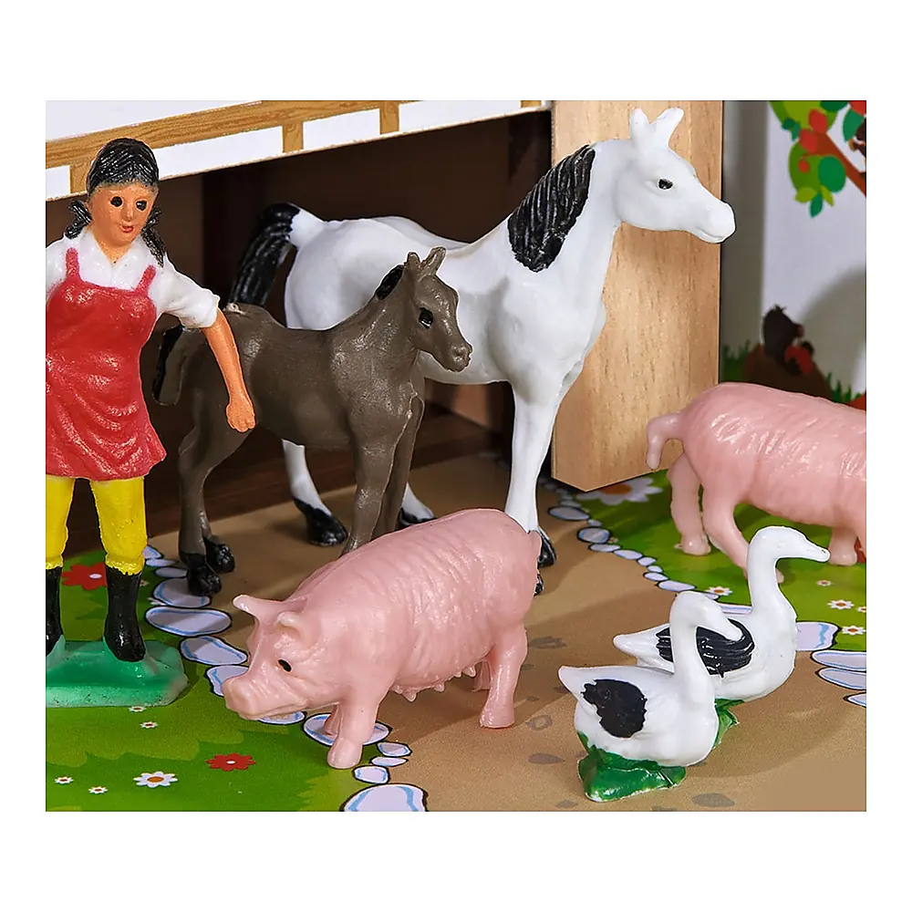 Ferma din lemn Eichhorn 39x36x14 cm cu accesorii [2]