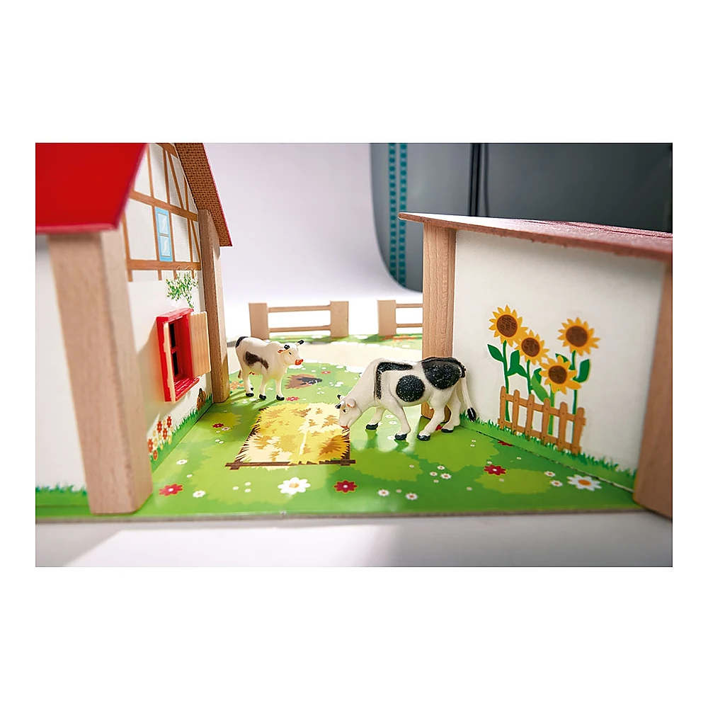 Ferma din lemn Eichhorn 51x36x17 cm cu 20 accesorii [4]