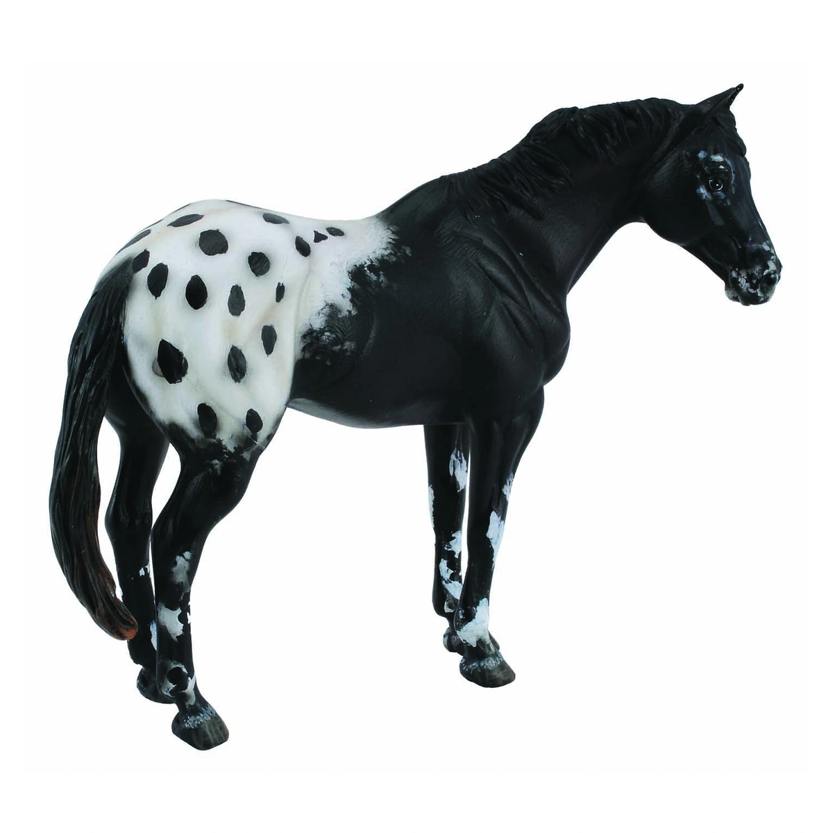 Cai - Figurina Armasar Black Appaloosa XL