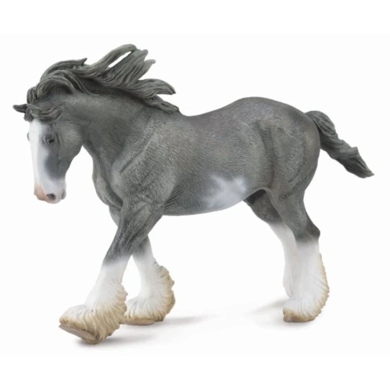 Cai - Figurina Armasar Clydesdale Negru