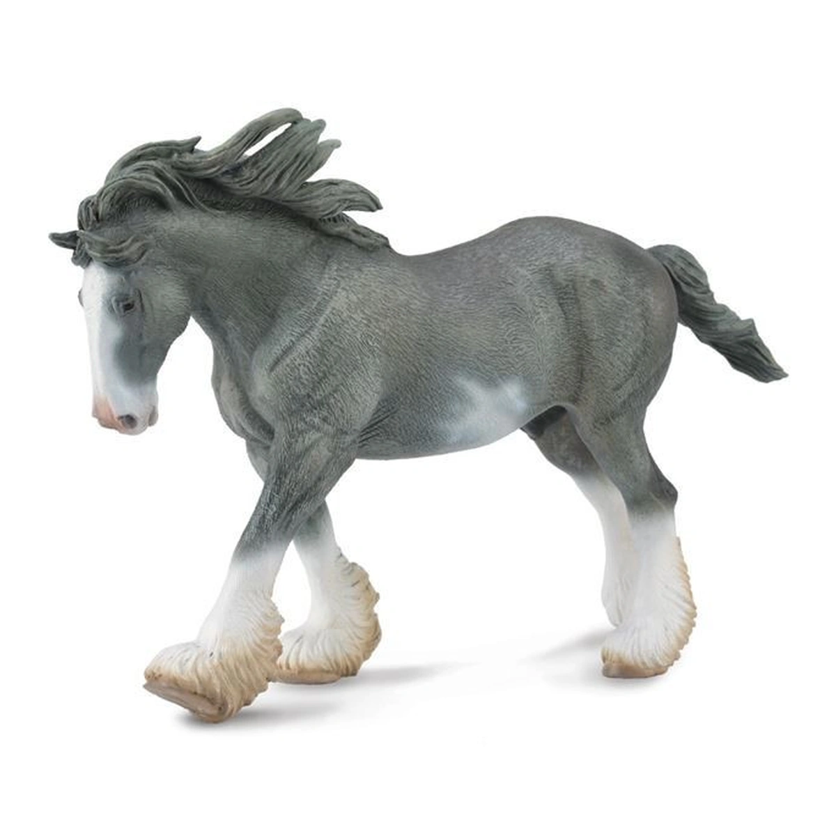 Cai - Figurina Armasar Clydesdale Negru