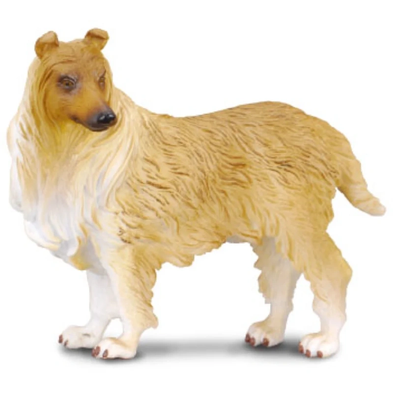 Viata la ferma - Figurina Collie cu par sarmos L
