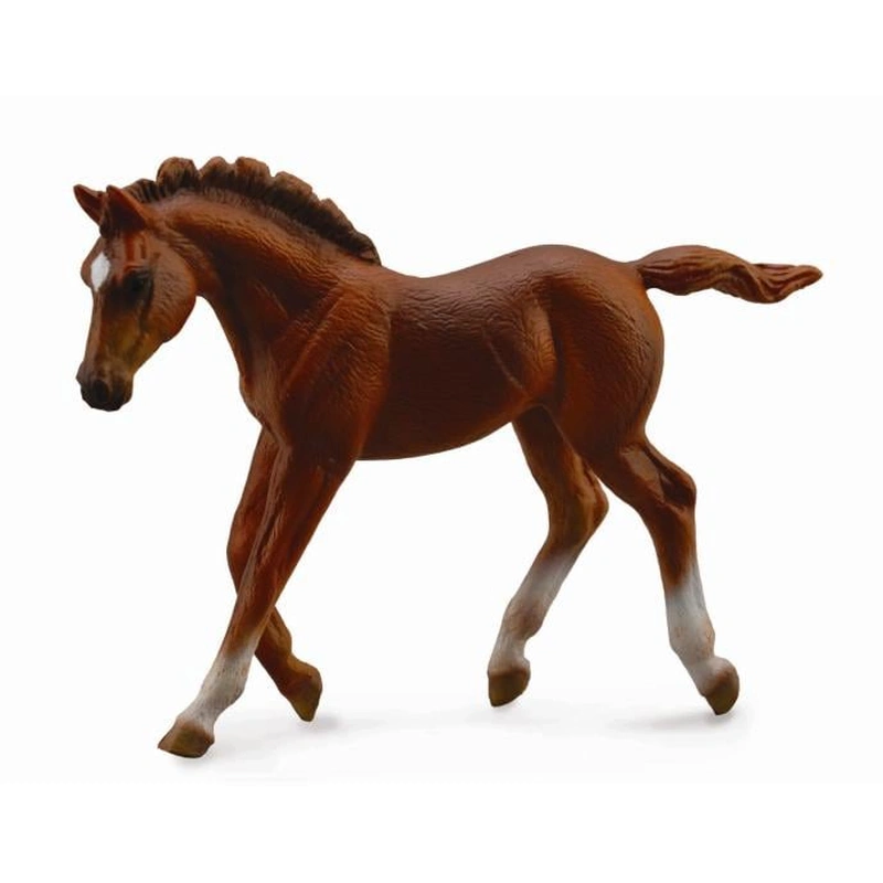 Cai - Figurina Manz Thoroughbred Chestnut M