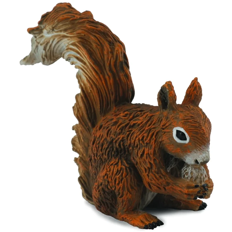 Animale salbatice - Figurina Veverita rosie S
