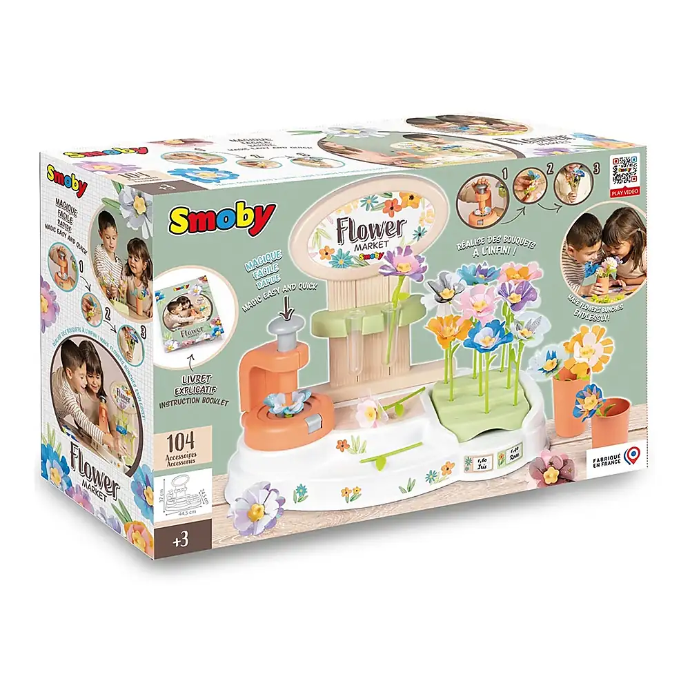 Florarie pentru copii Smoby Flower Market cu accesorii [9]