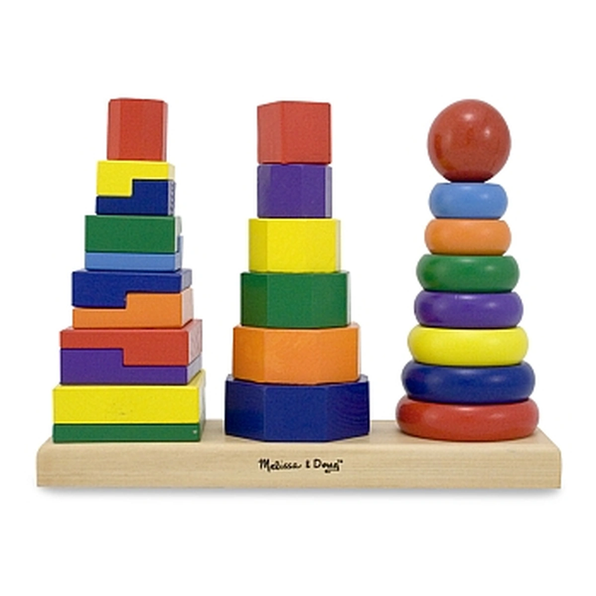 Jucarii - Forme geometrice de stivuit Melissa and Doug