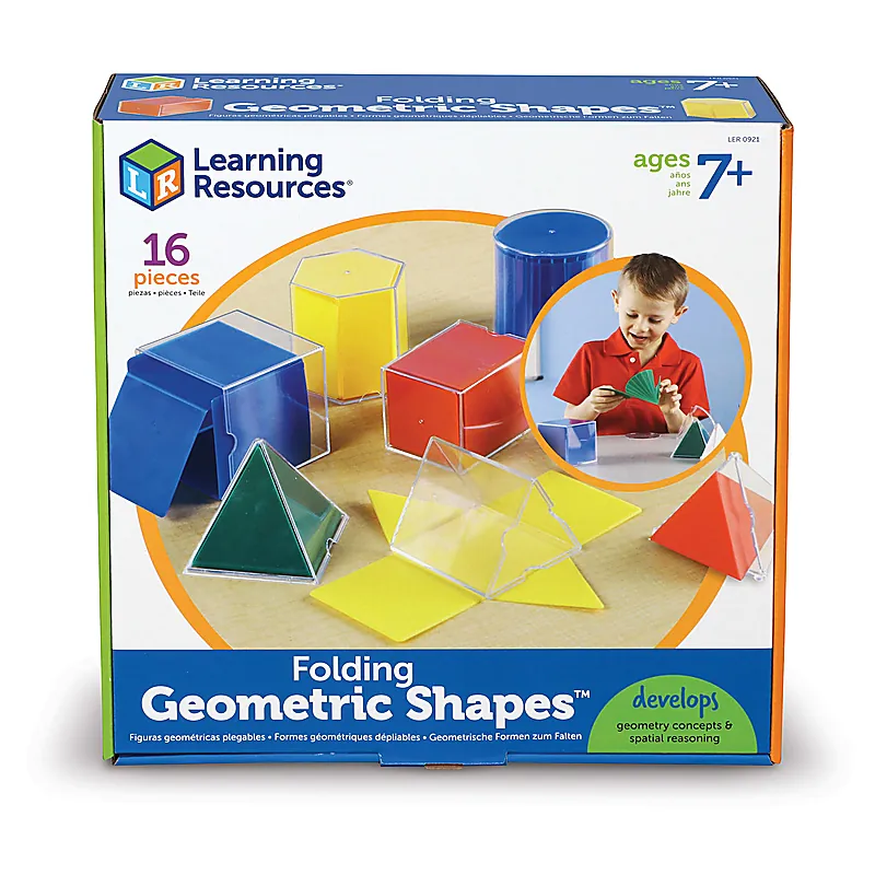 Forme geometrice pliante - 16 piese Learning Resources 11 an [3]